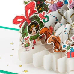 Hallmark Dr. Seuss™ How The Grinch Stole Christmas!™ Wreath 3D Pop-Up Christmas Card -Featured Home Stores Dr. Seuss Grinch 3D PopUp Christmas Card 1499IXC7132 03
