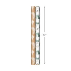 Hallmark Elegant Evergreens 2-Pack Holiday Wrapping Paper, 150 Sq. Ft. 10 Hallmark Elegant Evergreens 2-Pack Holiday Wrapping Paper, 150 Sq. Ft. -Featured Home Stores Elegant Evergreens Holiday Wrapping Paper 5JXW1203 04