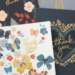 Hallmark Elegant Florals Boxed Blank Thank-You Notes Assortment, Pack Of 48 8 Hallmark Elegant Florals Boxed Blank Thank-You Notes Assortment, Pack Of 48 -Featured Home Stores Elegant Florals Assorted Boxed ThankYou Cards 5STZ1169 03