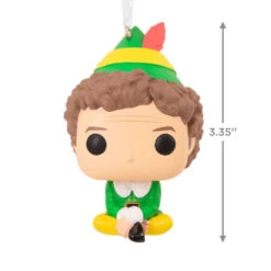 Elf Buddy The Elf™ Funko POP!® Hallmark Ornament -Featured Home Stores Elf Buddy the Elf Funko POP Christmas Ornament 3HCM1107 03