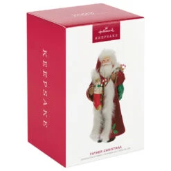 Hallmark Father Christmas Ornament -Featured Home Stores Father Christmas With Toy Bag Keepsake Ornament 2499QXR8137 04