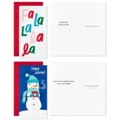 Hallmark Colorful And Casual Money-Holder Boxed Christmas Cards Assortment, Pack Of 36 -Featured Home Stores Festive Assorted MoneyHolder Boxed Christmas Cards 5CZE2139 03