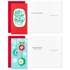 Hallmark Colorful And Casual Money-Holder Boxed Christmas Cards Assortment, Pack Of 36 -Featured Home Stores Festive Assorted MoneyHolder Boxed Christmas Cards 5CZE2139 04