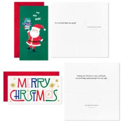 Hallmark Colorful And Casual Money-Holder Boxed Christmas Cards Assortment, Pack Of 36 -Featured Home Stores Festive Assorted MoneyHolder Boxed Christmas Cards 5CZE2139 05
