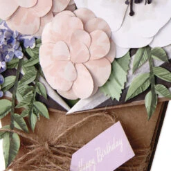 Hallmark Flower Bouquet Beautiful Day Birthday Card -Featured Home Stores Floral Bouquet Displayable Birthday Card 1299LAD9483 04