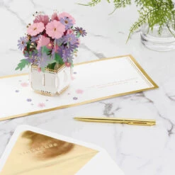 Hallmark Love And Appreciation Flower Bouquet 3D Pop-Up Love Card -Featured Home Stores Flower Bouquet 3D PopUp Love Card 1299LAD2838 06