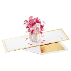 Hallmark Happy Thoughts Flower Bouquet 3D Pop-Up Thinking Of You Card 13 Hallmark Happy Thoughts Flower Bouquet 3D Pop-Up Thinking Of You Card -Featured Home Stores Flower Bouquet 3D PopUp Thinking of You Card 1299LAD9644 04