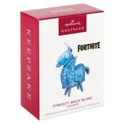 Hallmark Fortnite Ffrosty Back Bling Ornament -Featured Home Stores Fortnite Ffrosty Llama Keepsake Ornament 1399QXI7187 04
