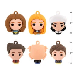 Mini Friends Shatterproof Hallmark Ornaments, Set Of 6 -Featured Home Stores Friends Miniature Christmas Ornaments Set of 6 2HCM9229 03