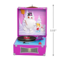Hallmark Frosty The Snowman™ Look At Frosty Go Ornament With Light And Sound 8 Hallmark Frosty The Snowman™ Look At Frosty Go Ornament With Light And Sound -Featured Home Stores Frosty the Snowman Record Player Keepsake Ornament 2499QXI6279 03
