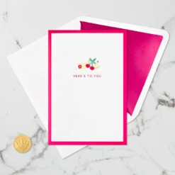 Hallmark Here's To You Cocktail Toast 3D Pop-Up Card -Featured Home Stores Fruit Cocktail Drinks Celebration 3D PopUp Card for Her 1299LAD2897 06