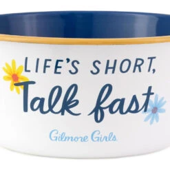 Hallmark Gilmore Girls Life's Short, Talk Fast Popcorn Bowl -Featured Home Stores Gilmore Girls Lifes Short Talk Fast Popcorn Bowl 1PCL1010 03