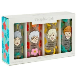 Hallmark The Golden Girls Glasses, Set Of 4 6 Hallmark The Golden Girls Glasses, Set Of 4 -Featured Home Stores Golden Girls Drinking Glasses Set of 4 1GOL1049 03