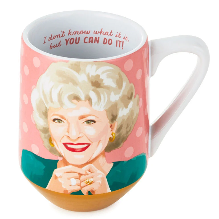 Hallmark Rose The Golden Girls You Can Do It Mug, 15 Oz. 3 Hallmark Rose The Golden Girls You Can Do It Mug, 15 Oz. - Image 3