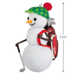 Hallmark Jolly Golfer 2023 Ornament -Featured Home Stores Golf Ball Snowman Keepsake Ornament 1899QGO2939 03