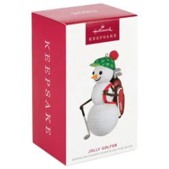Hallmark Jolly Golfer 2023 Ornament -Featured Home Stores Golf Ball Snowman Keepsake Ornament 1899QGO2939 04