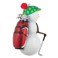 Hallmark Jolly Golfer 2023 Ornament -Featured Home Stores Golf Ball Snowman Keepsake Ornament 1899QGO2939 06