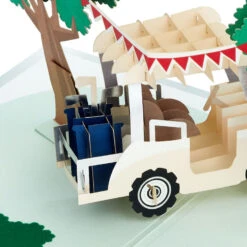 Hallmark Hope Your Day Is Good To A Tee Golf 3D Pop-Up Card -Featured Home Stores Golf Cart Pun Good Day 3D PopUp Card 5RZH1304 04