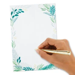 Hallmark Fern Border Stationery Set, 20 Sheets -Featured Home Stores Green Ferns Writing Sheets Stationery Set 1STN1144 04