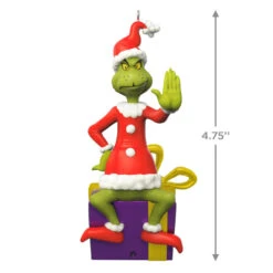 Hallmark Dr. Seuss's How The Grinch Stole Christmas!™ Grinch Peekbuster Ornament With Motion-Activated Sound -Featured Home Stores Grinch Peekbuster Keepsake Ornament 2699QXI7067 03