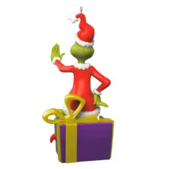 Hallmark Dr. Seuss's How The Grinch Stole Christmas!™ Grinch Peekbuster Ornament With Motion-Activated Sound -Featured Home Stores Grinch Peekbuster Keepsake Ornament 2699QXI7067 06