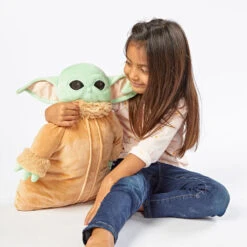 Pillow Pets Disney Star Wars: The Mandalorian Grogu Plush Toy, 16" -Featured Home Stores Grogu Pillow Pet from Star Wars The Mandalorian 03201497E 04