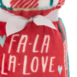 Hallmark Channel Fa-La-La-Love Plaid Blanket, 50x60 -Featured Home Stores Hallmark Channel FaLaLaLove Plaid Blanket 1XKT3520 05