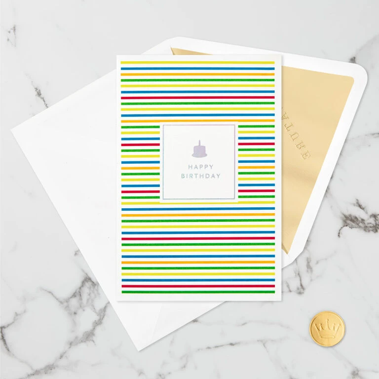 Hallmark Happy Birthday Cake 3D Pop-Up Birthday Card 4 Hallmark Happy Birthday Cake 3D Pop-Up Birthday Card - Image 4