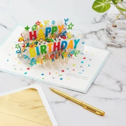 Hallmark Happy Birthday Cake 3D Pop-Up Birthday Card 13 Hallmark Happy Birthday Cake 3D Pop-Up Birthday Card -Featured Home Stores Happy Birthday Cake 3D PopUp Birthday Card 1299LAD8650 06