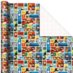 Hallmark Harry Potter™ 3-Pack Assorted Wrapping Paper, 60 Sq. Ft. Total -Featured Home Stores Harry Potter Assorted Wrapping Paper Pack 5EWR2958 06
