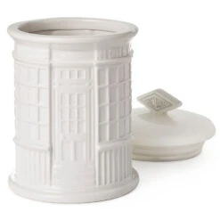Hallmark Harry Potter™ Honeydukes™ Treat Jar 5 Hallmark Harry Potter™ Honeydukes™ Treat Jar -Featured Home Stores Harry Potter Honeydukes White Ceramic Jar With Lid 1HPO1050 06