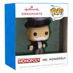 Hasbro® Mr. Monopoly Funko POP!® Hallmark Ornament -Featured Home Stores Hasbro Mr. Monopoly Funko POP Christmas Ornament 3HCM2311 04