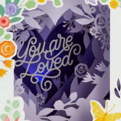 Hallmark You Are Loved 3D Pop-Up Musical Mother's Day Card With Light 11 Hallmark You Are Loved 3D Pop-Up Musical Mother's Day Card With Light -Featured Home Stores Heart Flowers Music Light 3D PopUp Mothers Day Card 1099MEJ8026 04