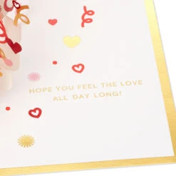 Hallmark Love You More 3D Pop-Up Love Card -Featured Home Stores Heart Pattern 3D PopUp Love Card 1299IAV5835 03
