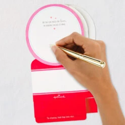 Hallmark All My Love Snow Globe Musical 3D Pop-Up Valentine's Day Card With Motion -Featured Home Stores Hearts Snow Globe 3D PopUp Music Motion Valentines Day Card 1299VAY9986 06