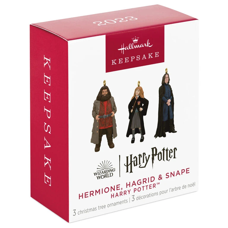 Hallmark Mini Harry Potter™ Hermione™, Hagrid™ And Snape™ Metal Ornaments, Set Of 3 6 Hallmark Mini Harry Potter™ Hermione™, Hagrid™ And Snape™ Metal Ornaments, Set Of 3 - Image 6