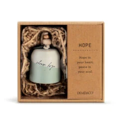 Demdaco Hope Mini Inspired Bell, 2.5" 5 Demdaco Hope Mini Inspired Bell, 2.5" -Featured Home Stores Hope Mini Inspired Bell 1008010013 03