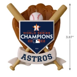 Hallmark MLB Houston Astros™ World Series Champions™ 2022 Ornament -Featured Home Stores Houston Astros 2022 World Series Keepsake Christmas Ornament 2499QHR1233 03