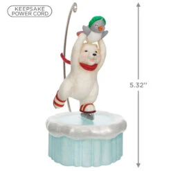 Hallmark Skating Snowball And Tuxedo Ornament With Motion 8 Hallmark Skating Snowball And Tuxedo Ornament With Motion -Featured Home Stores Ice Skating Polar Bear and Penguin Keepsake Ornament 3499QGO2677 03
