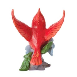 Enesco Jim Shore Caring Cardinal Forget-Me-Not Figurine, 4.8" -Featured Home Stores Jim Shore Caring Cardinal ForgetMeNot Figurine 6009698 03