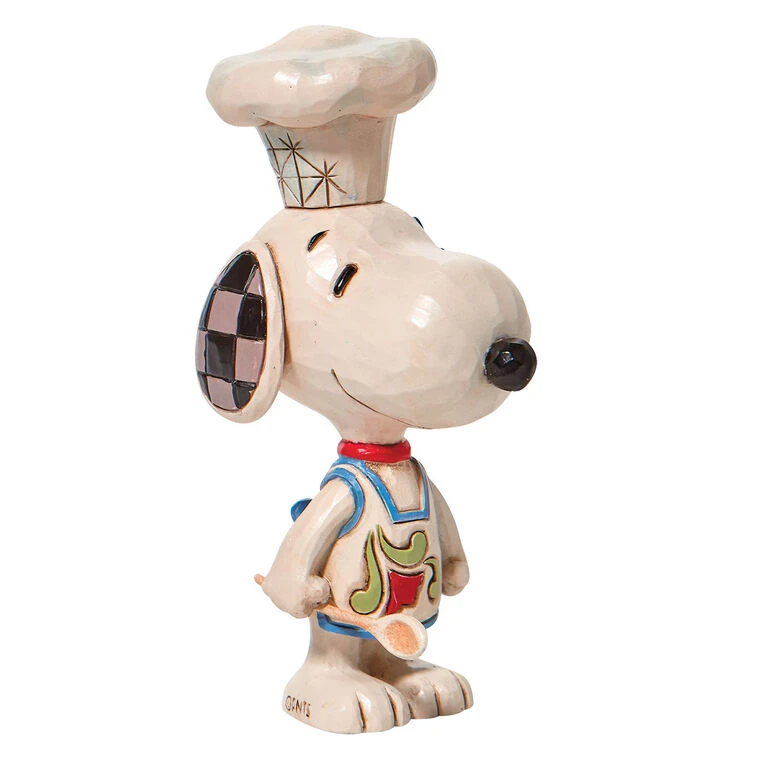 Enesco Jim Shore Peanuts Mini Snoopy Chef Figurine, 4" 1 Enesco Jim Shore Peanuts Mini Snoopy Chef Figurine, 4"