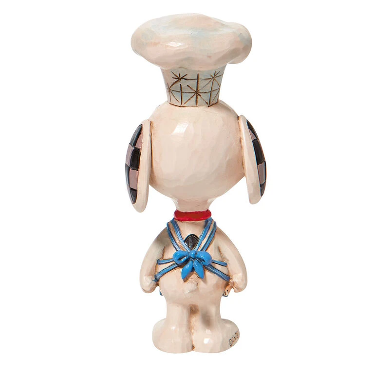 Enesco Jim Shore Peanuts Mini Snoopy Chef Figurine, 4" 2 Enesco Jim Shore Peanuts Mini Snoopy Chef Figurine, 4" - Image 2