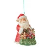 Enesco Jim Shore Worldwide Event Santa Ornament, 3.5"
