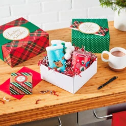 Hallmark Joy To You 3-Pack Christmas Gift Boxes, Assorted Sizes And Designs -Featured Home Stores Joy to You Assorted Christmas Gift Boxes 55XBC1128 02