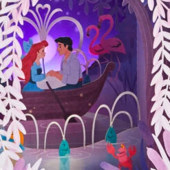 Hallmark Disney The Little Mermaid 3D Pop-Up Musical Valentine's Day Card With Light 11 Hallmark Disney The Little Mermaid 3D Pop-Up Musical Valentine's Day Card With Light -Featured Home Stores Kiss the Girl PopUp Music Light Valentines Day Card 1099VAY9992 04