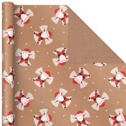 Hallmark Kraft Assorted 4-Pack Christmas Wrapping Paper, 88 Sq. Ft. 10 Hallmark Kraft Assorted 4-Pack Christmas Wrapping Paper, 88 Sq. Ft. -Featured Home Stores Kraft Christmas Wrapping Paper for Kids JXW1085 03