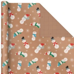 Hallmark Kraft Assorted 4-Pack Christmas Wrapping Paper, 88 Sq. Ft. 11 Hallmark Kraft Assorted 4-Pack Christmas Wrapping Paper, 88 Sq. Ft. -Featured Home Stores Kraft Christmas Wrapping Paper for Kids JXW1085 04