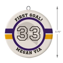 Lacrosse Ceramic Circle Personalized Ornament -Featured Home Stores Lacrosse Ceramic Circle Personalized Ornament 1999QHE1711B107 03