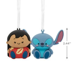 Better Together Disney Lilo & Stitch Magnetic Hallmark Ornaments, Set Of 2 -Featured Home Stores Lilo and Stitch Christmas Ornaments 3HCM2403 03