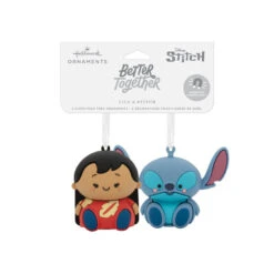 Better Together Disney Lilo & Stitch Magnetic Hallmark Ornaments, Set Of 2 -Featured Home Stores Lilo and Stitch Christmas Ornaments 3HCM2403 04